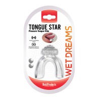 Vibrador Oral Wet Dreams Tongue Star Transparente