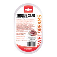 Wet Dreams Tongue Star Oral Vibe Clear