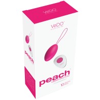 VeDO Peach Rechargeable Egg Vibe - Explore 10 Modes