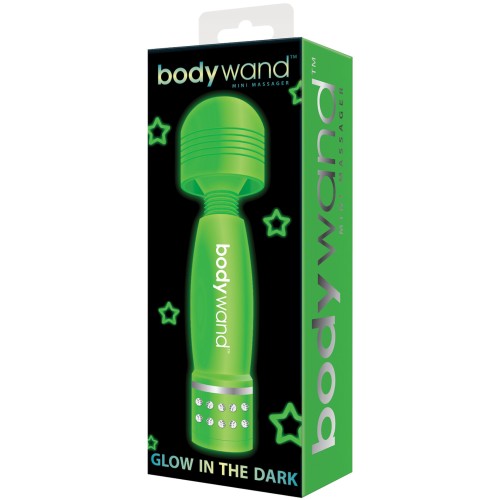 Bodywand Mini Verde que Brilla en la Oscuridad - Masaje Poderoso