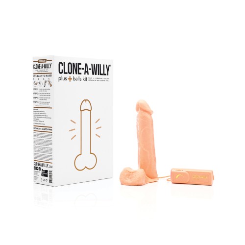 Clone-A-Willy Plus Kit de Testículos Tono de Piel Claro