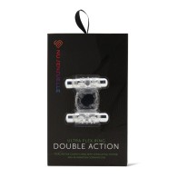 Nu Sensuelle Double Action Cockring 2x7 Function - Clear