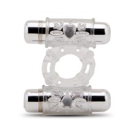 Nu Sensuelle Double Action Cockring 2x7 Function - Clear