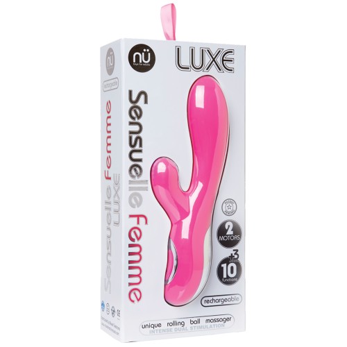 Nu Sensuelle Femme Luxe 10 Masajeador Conejito - Rosa