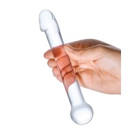 Dildo de Vidrio de 7 Pulgadas con Cabeza Realista