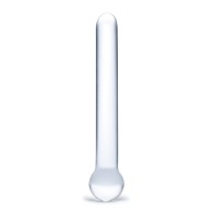 Dildo de Vidrio Transparente de 7 Pulgadas