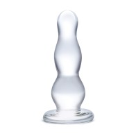 Clear 4-Inch Butt Plug for Anal Exploration