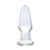 Glas Clear 3.5 Inch Butt Plug