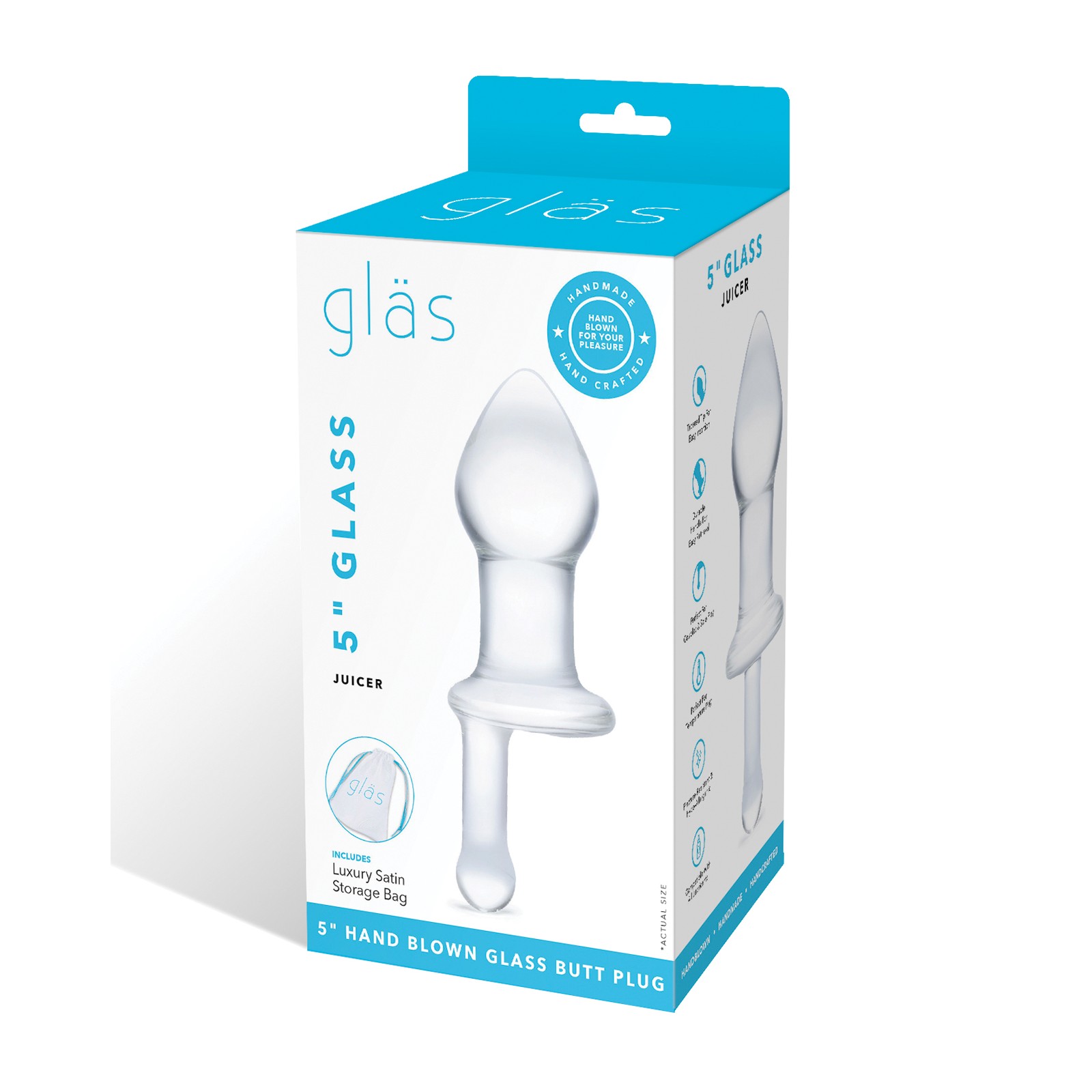 Extractor Glas de 5 Pulgadas Claro - Placer Definitivo