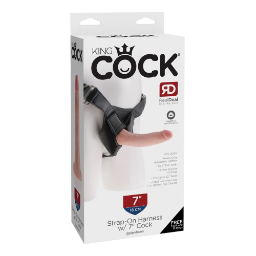 King Cock Strap-On Harness - Realistic Fun