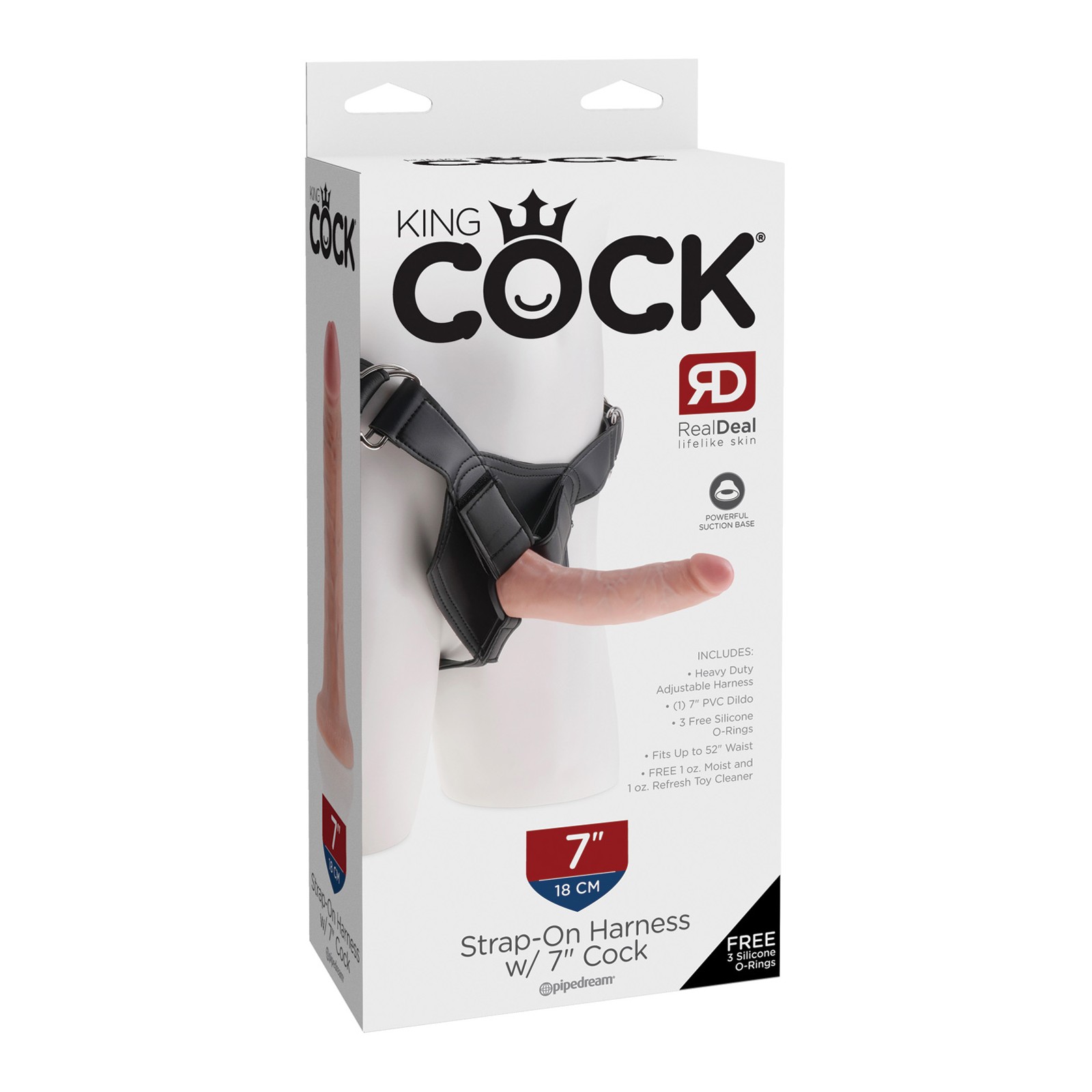 King Cock Strap-On Harness - Realistic Fun