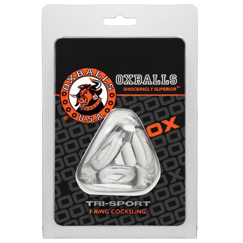 Oxballs Tri Sport 3 Anillo Sling para Erección Mejorada