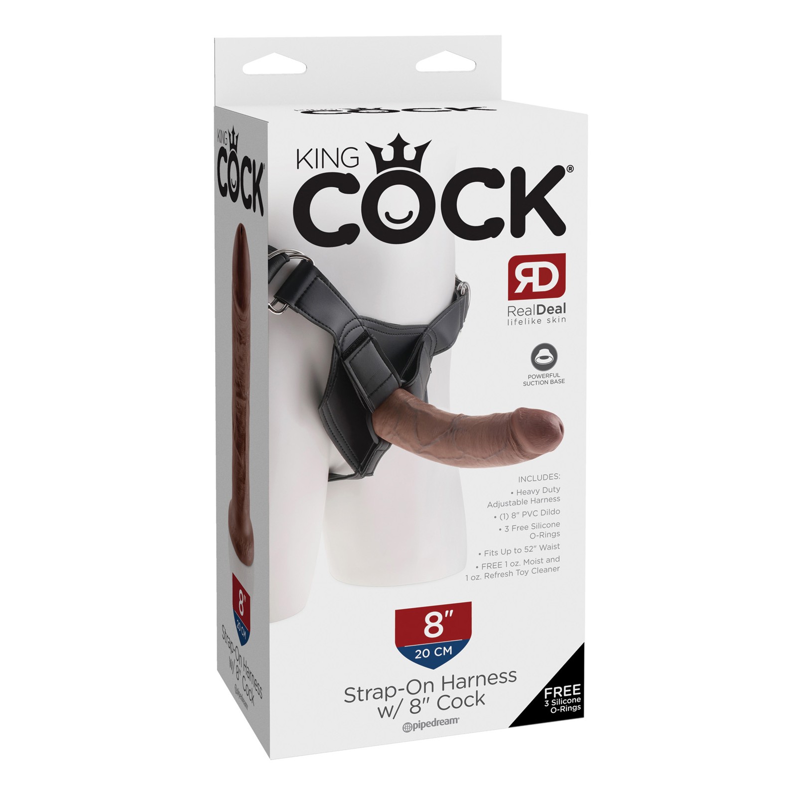 Arnés King Cock con Pene de 8 Pulgadas