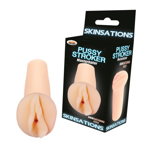 Skinsations Realistic Pussy Stroker for Intense Pleasure