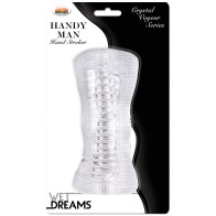 Handy Man Stroker - Clear Pleasure Sleeve