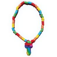 Rainbow Edible Candy Necklace for Bachelorette Parties