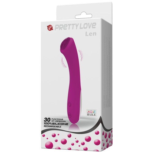 Pretty Love Len Rechargeable Wand Purple