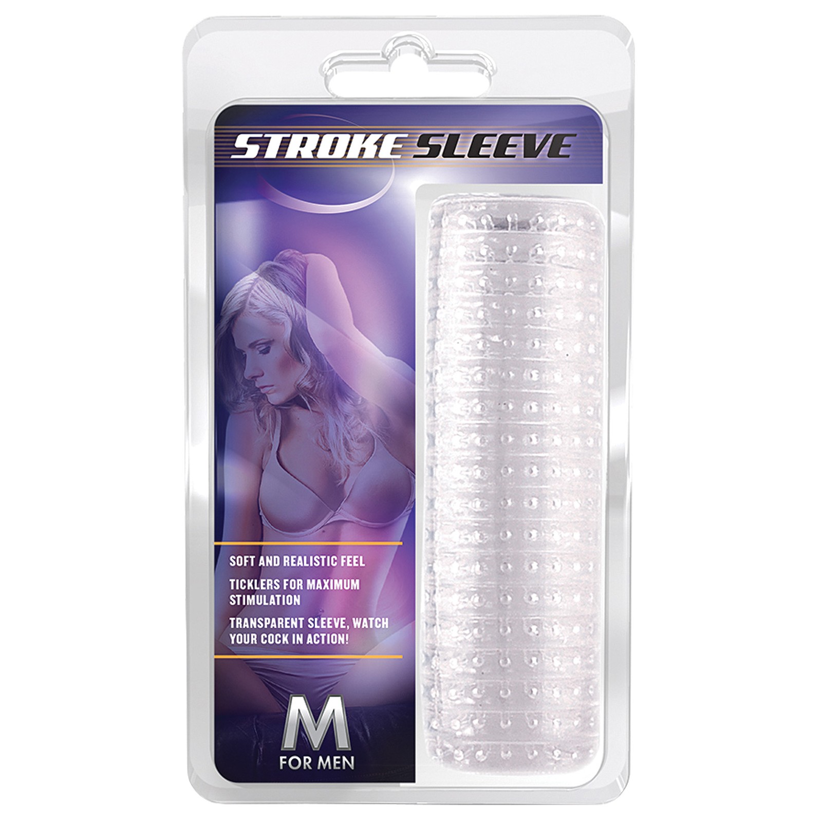 Blush M for Men Stroke Sleeve Clear Ultimate Sensation