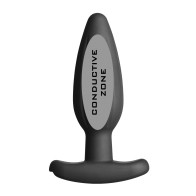 ElectraStim Silicone Noir Rocker Butt Plug Medium