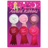 Bride to Be Award Ribbons Pack of 6