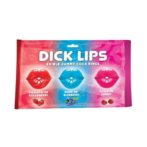 Anillos de Gelatina Edibles Dicklips Pack de 3