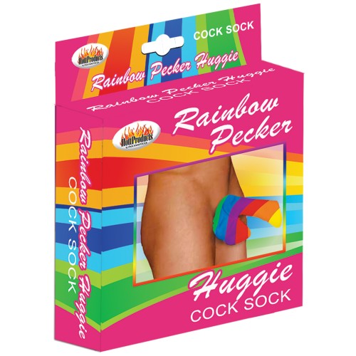 Rainbow Pecker Huggie Sock for Fun Nights