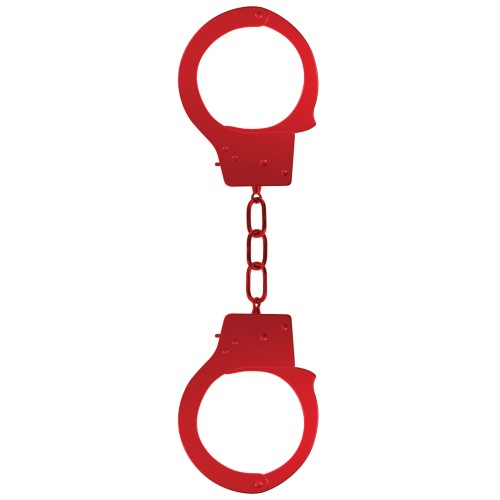 Shots Ouch Beginner Handcuffs in Red