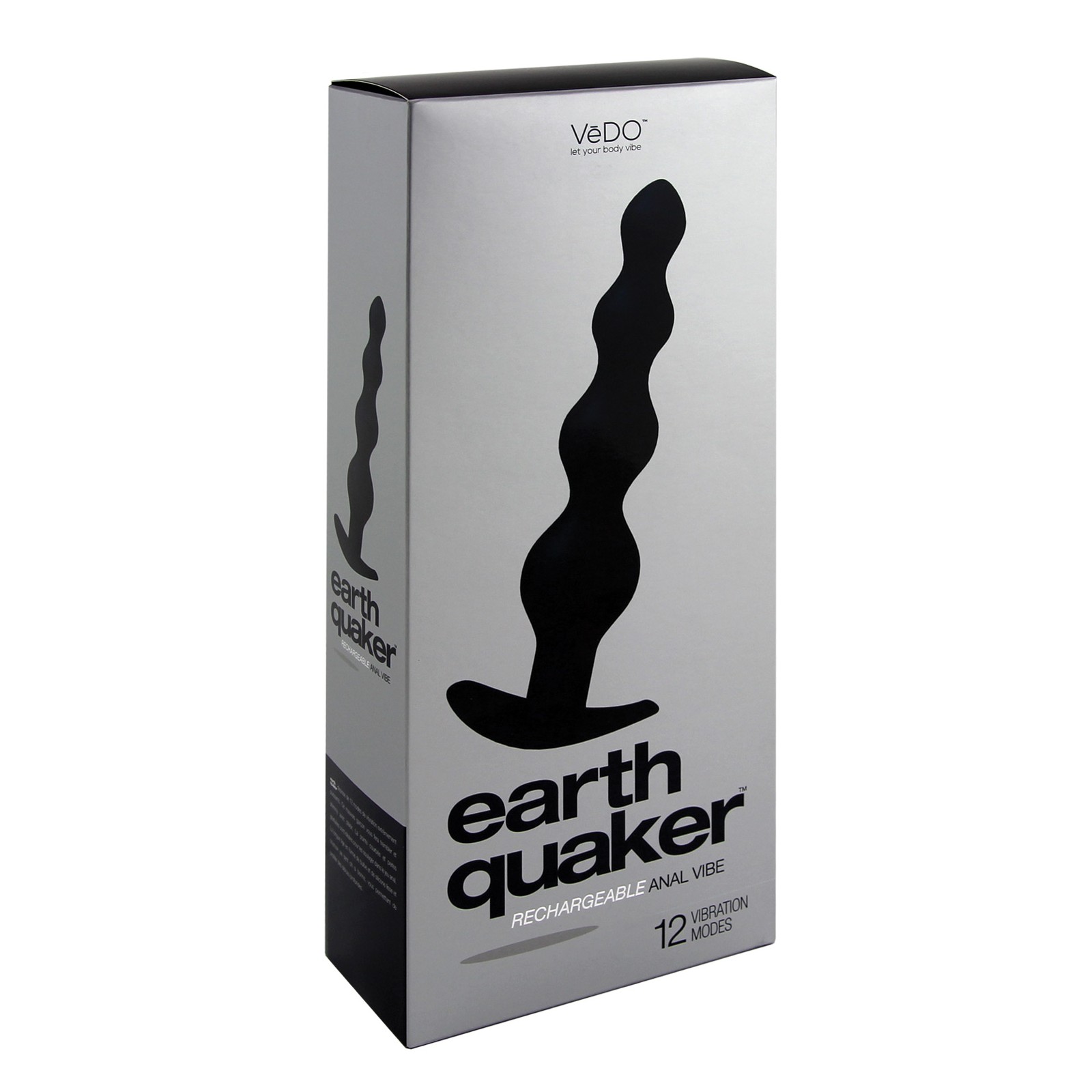 VeDO Earth Quaker Anal Vibe in Black