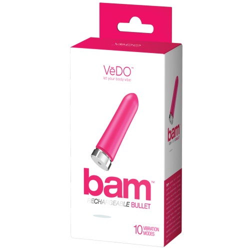 Bala Recargable VeDO Bam - Rosa Foxy