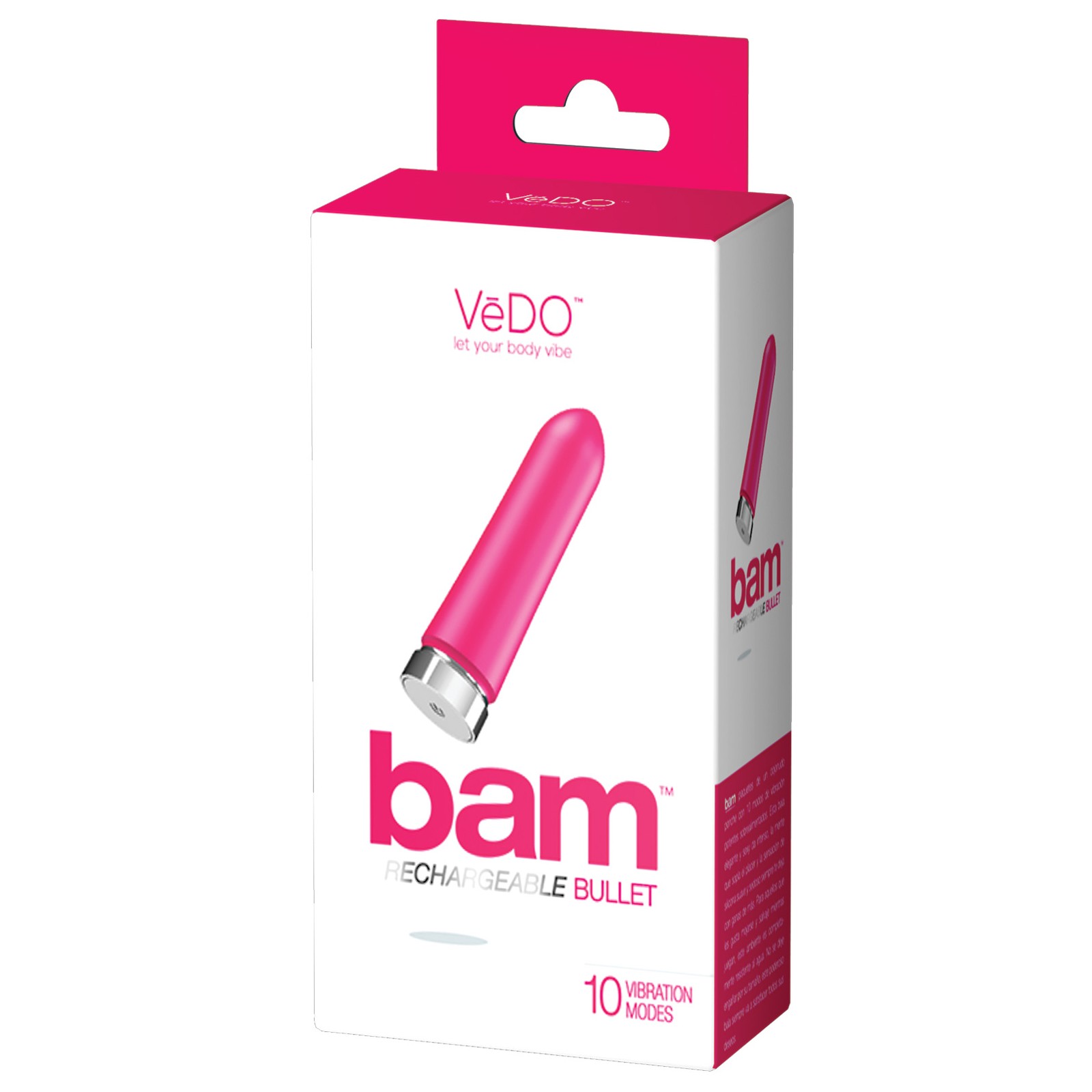 Bala Recargable VeDO Bam - Rosa Foxy