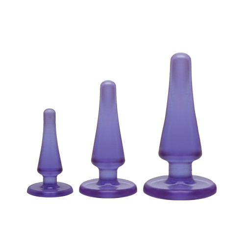 Crystal Jellies Anal Initiation Kit Purple