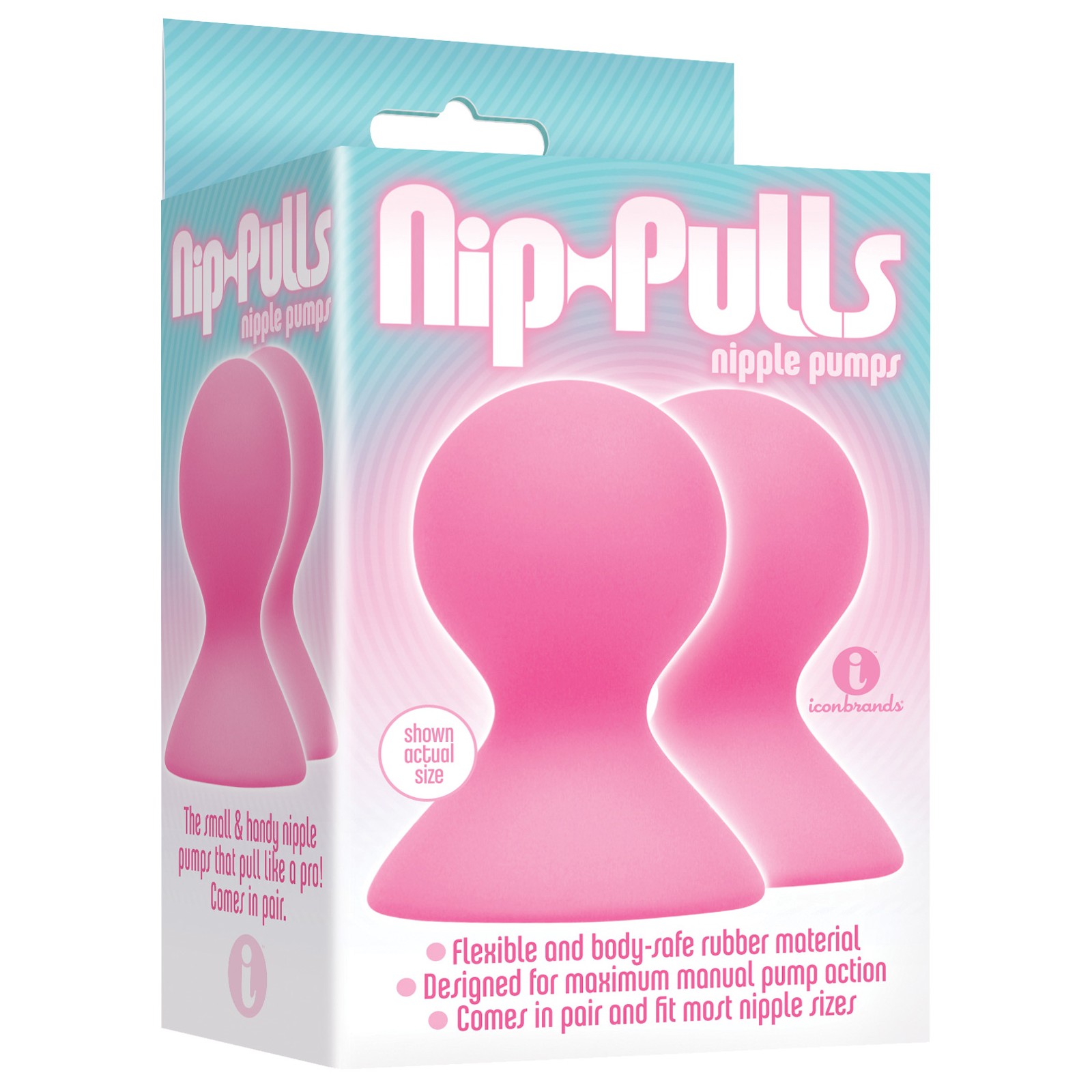 The 9's Silicone Nip Pulls - Pink