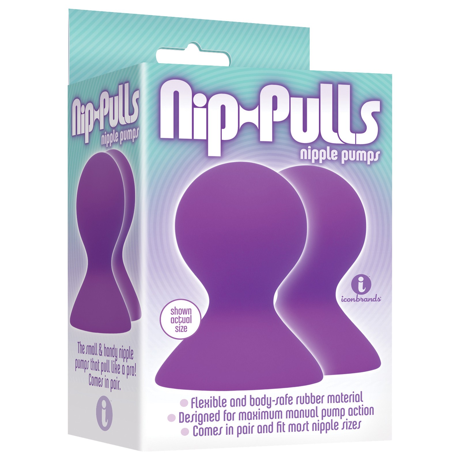 The 9's Silicone Nip Pulls - Violet