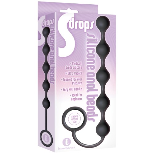 9's S Drops Silicone Anal Beads for Beginners