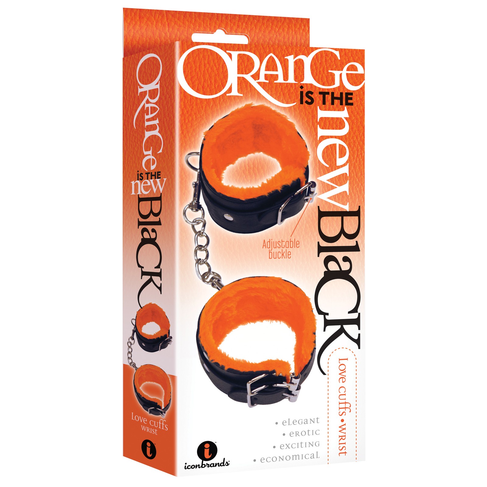 The 9s Orange is the New Black Wrist Love Cuffs