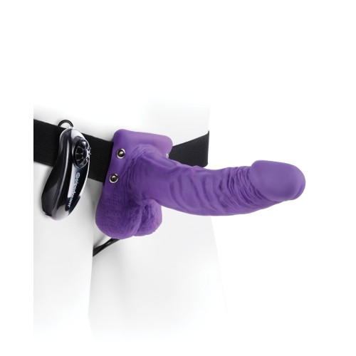 Fetish Fantasy Strap-On Hueco Vibrador - Púrpura