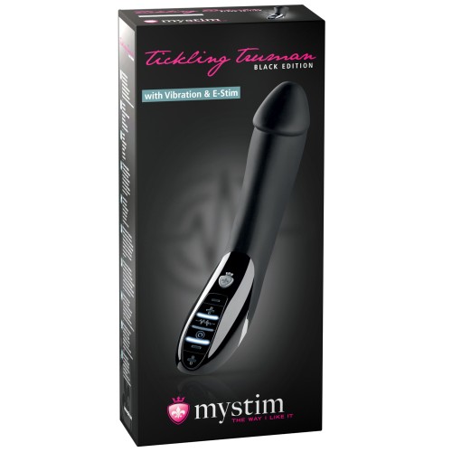 Mystim Tickling Truman eStim Vibrador Edición Negra