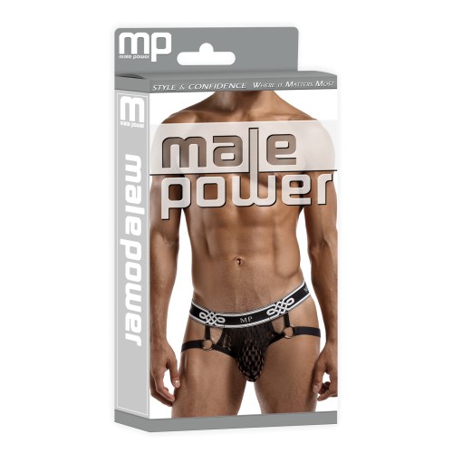 Anillo Jock Negro de la Colección Male Power PEEP SHOW