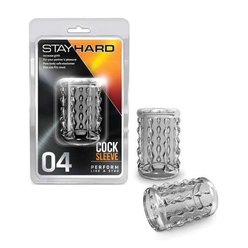 Blush Stay Hard Cock Sleeve 04 Clear