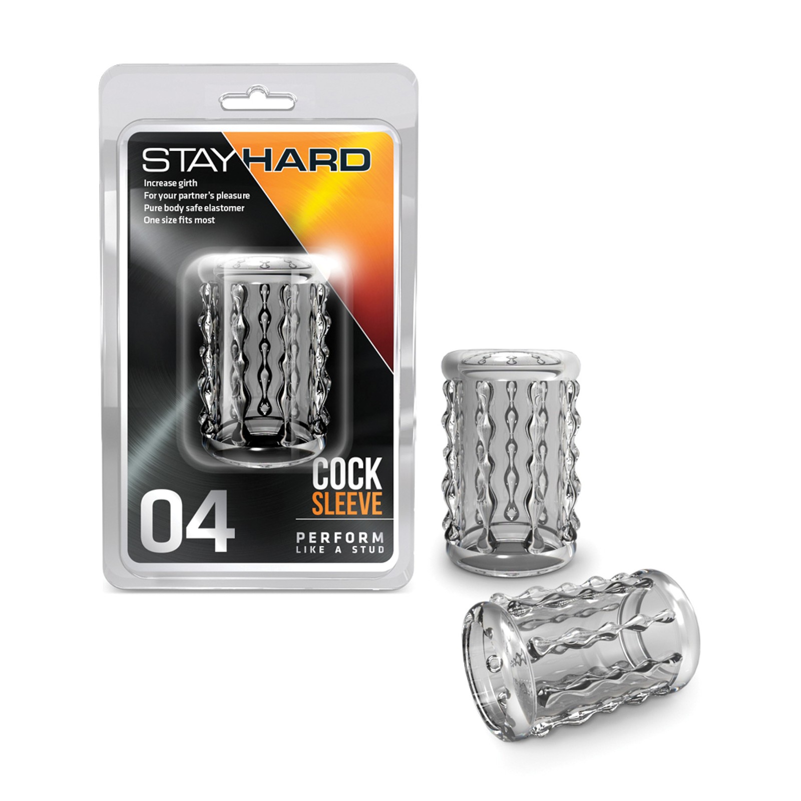 Blush Stay Hard Cock Sleeve 04 Clear