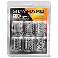 Blush Stay Hard Cock Sleeve Kit - 6 Pieces