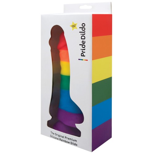 Dildo Arcoíris con Bolas para Placer Supremo