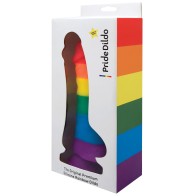 Rainbow Pride Dildo with Balls for Ultimate Pleasure