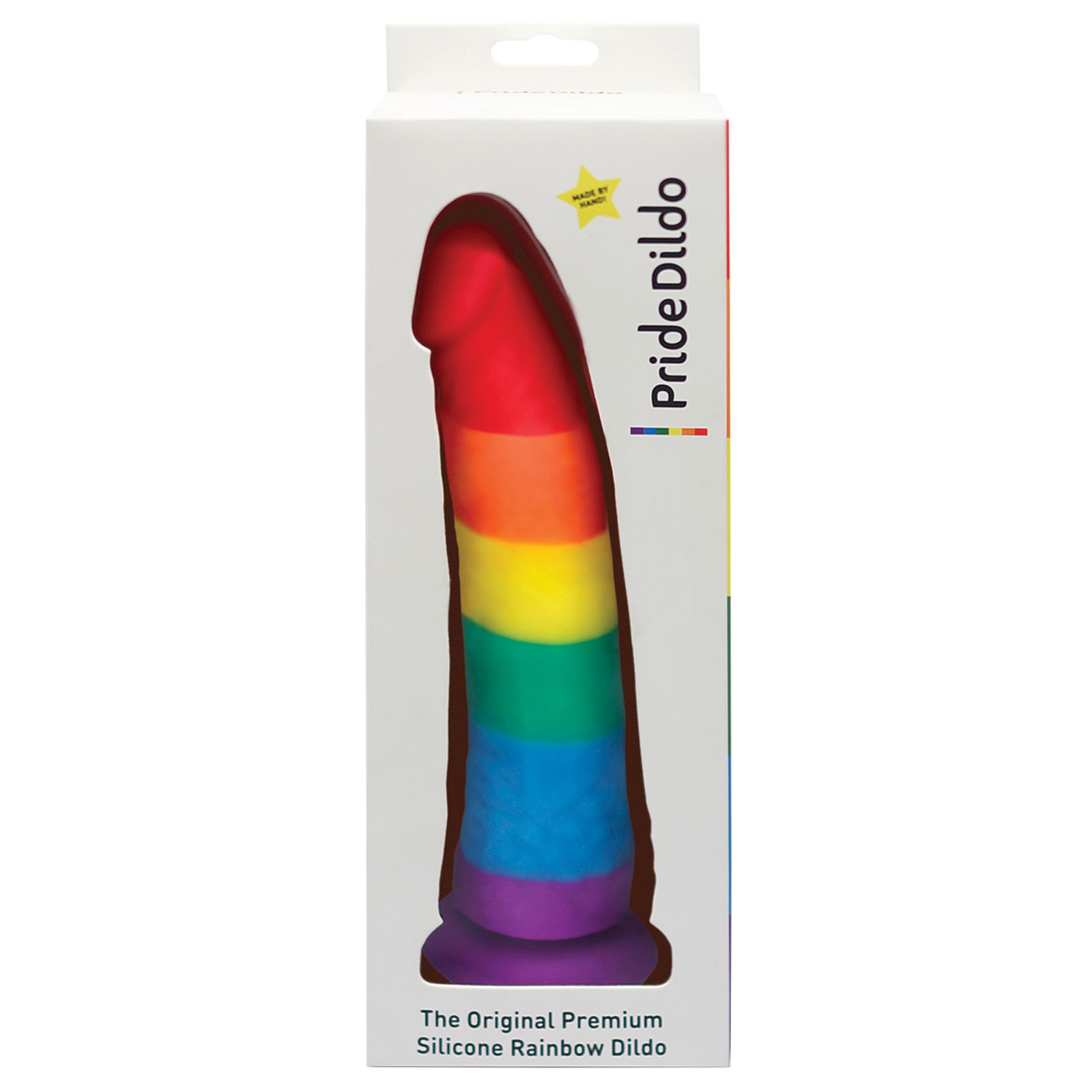 Rainbow Pride Dildo with Suction Cup