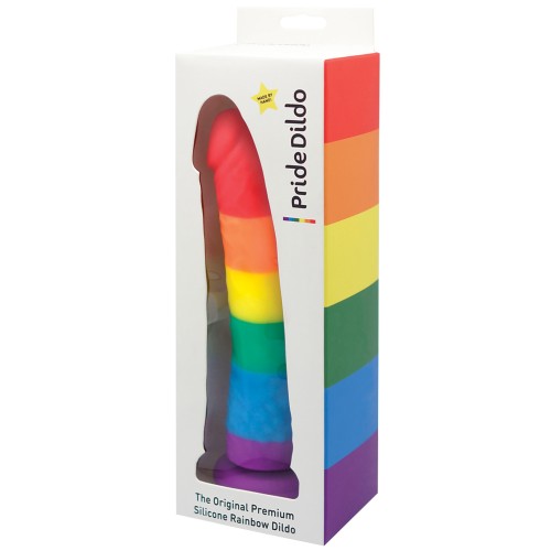 Rainbow Pride Dildo with Suction Cup