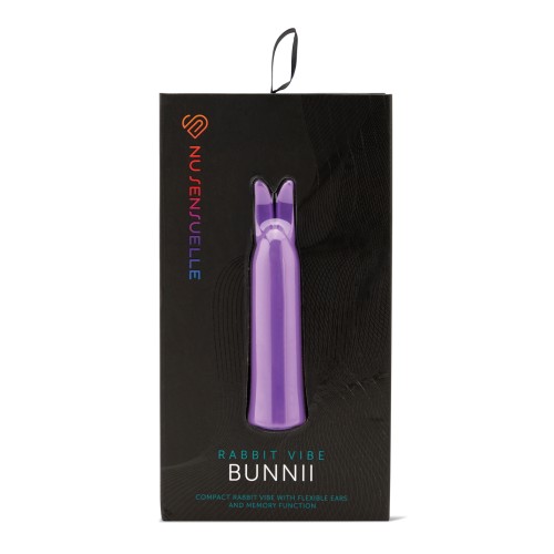 Vibrador Nu Sensuelle Bunnii Point Morado