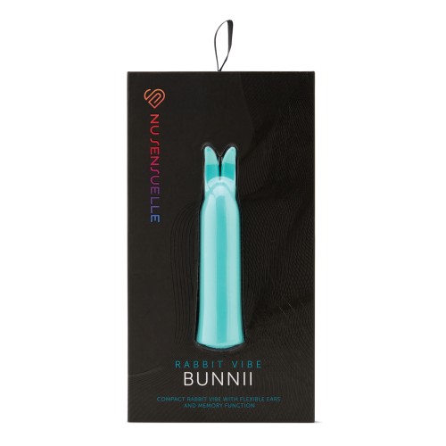 Vibrador Nu Sensuelle Bunnii Point - Azul Teal