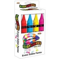 Bodylicious Edible Body Pens - 4 Pack