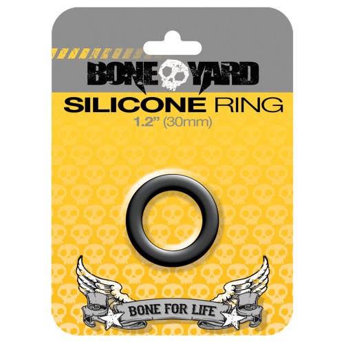 Boneyard 1.2 Inch Silicone Ring Black - Performance and Comfort