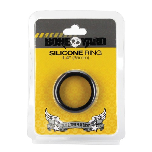 Boneyard 1.4 inch Silicone Ring - Black